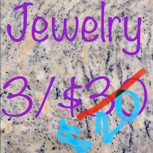 All jewelry in shop on sale.